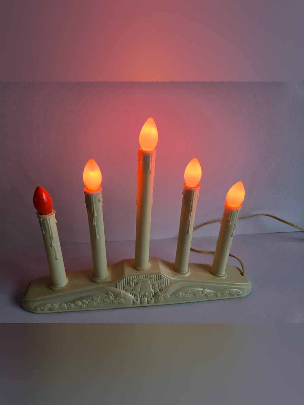Christmas Candelabra Vintage